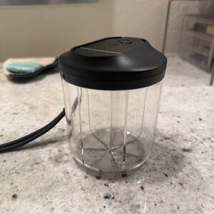 Black and Clear Multiple Section XL Pill Organizer Travel